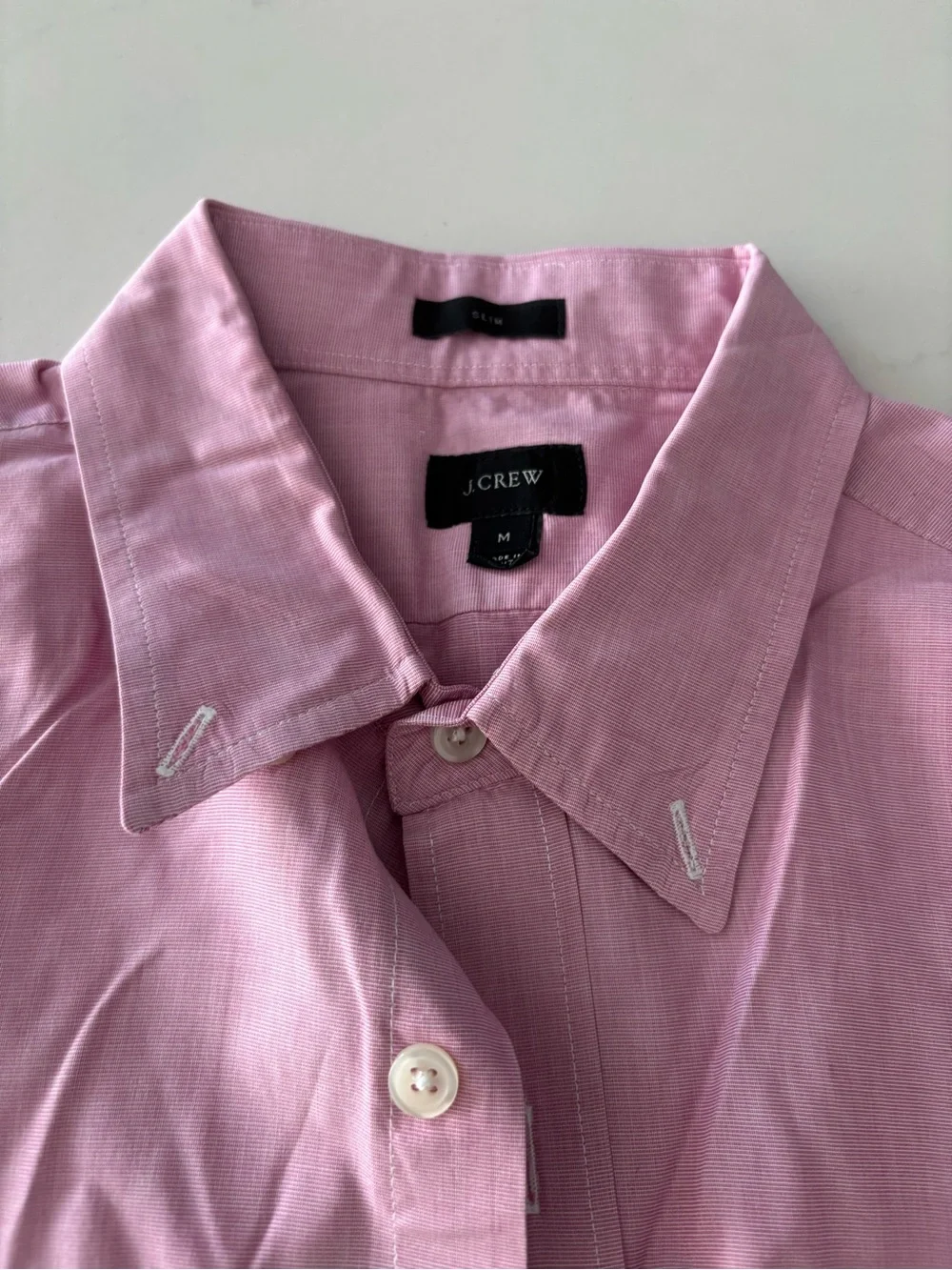 J. Crew Pink Oxford Button-Down Shirt
